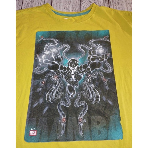 Nike Kobe Bryant is the Black Mamba Comic Book Super Hero Dri-Fit T-Shirt Sz XXL - Picture 1 of 2
